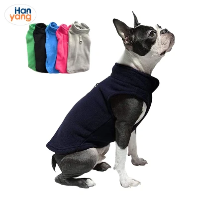 Hanyang Pet Cat Cachorro Cálido Suéter De Lana Hoddie Ropa Lisa Mascota Perro Invierno Suéter